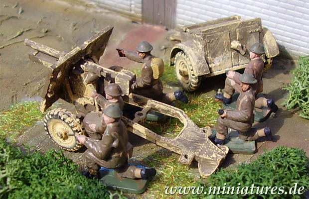 Airfix 1:76 Figuren, Fahrzeuge, Geschütze.