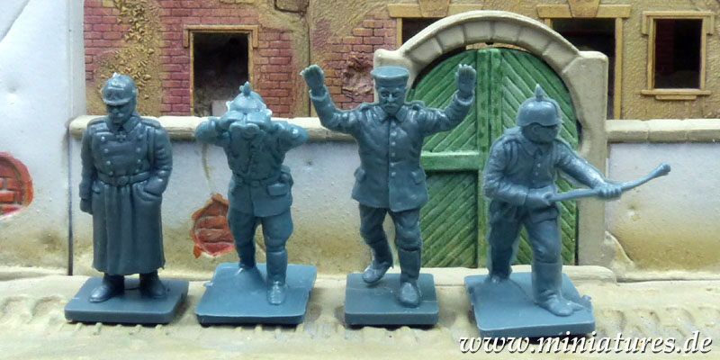 Deutsche Reserve-Infanterie mit Pickelhaube, 1914–1916, 1:76 Airfix 01726.