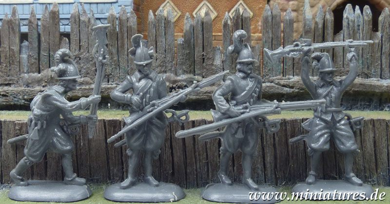 Kaiserliche Musketiere im Dreißigjährigen Krieg, 1:72 Figuren Revell 02556.