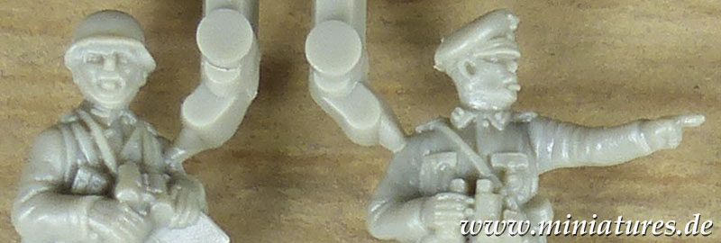 Deutsche Infanterie mit grotesken Gesichtern, 1943–1945, 1:72 Valiant VM002.