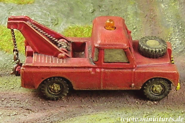 Land Rover 109 Serie III Abschleppwagen, 1:64 Modell Corgi Juniors E31.