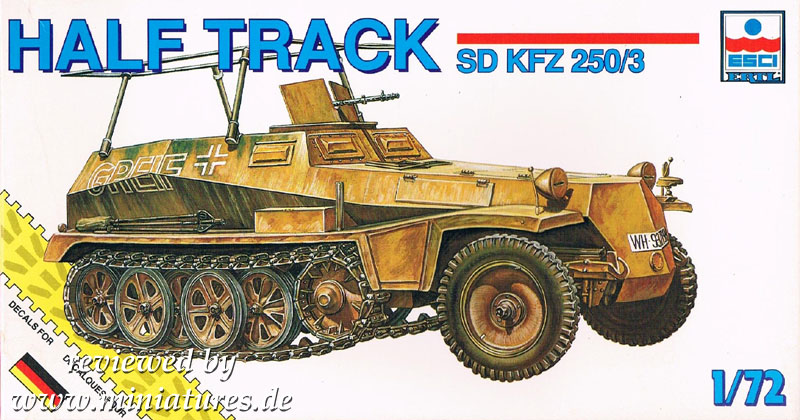 Sd.Kfz. 250/3, leichter Funkpanzerwagen, 1:72 ESCI 8369.