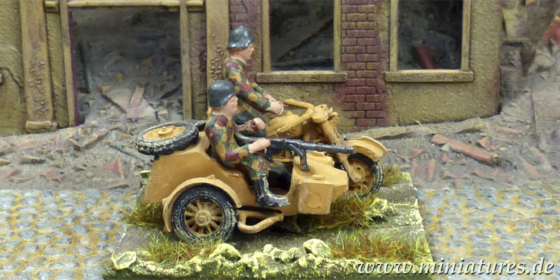 BMW R75 – schweres Kraftrad mit Beiwagenantrieb (E), 1:76 Fujimi 76020.