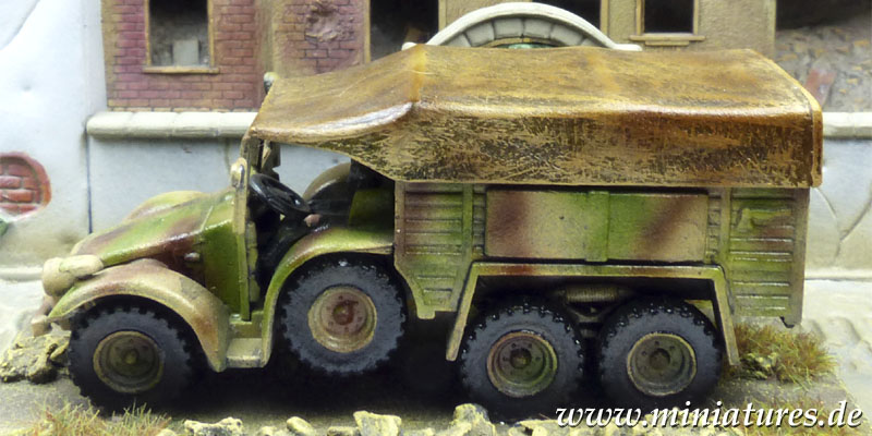 Krupp L 2 H 143 Schnauzer, Kfz. 70 Mannschaftskraftwagen, 1:76 Matchbox 40088.