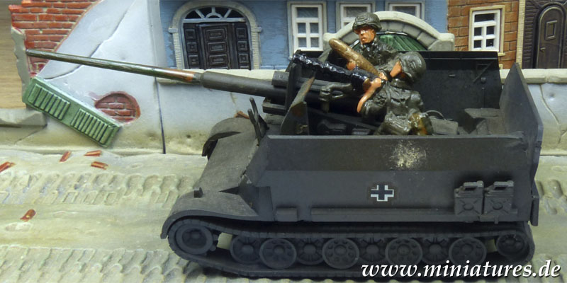 8,8 cm L/74,4 Flak 41 auf Pz.Sfl. IVc Grille 10, 1:87 H0 ROCO 105.