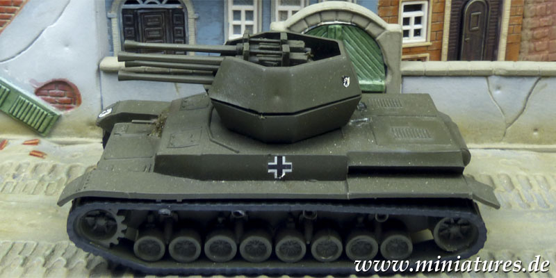 Flakpanzer IV Wirbelwind, 1:87 H0 ROCO 109.