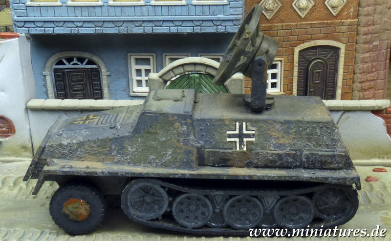 3,7 cm FlaK 36 auf Sfl. Sd.Kfz. 7/2, 1:87 H0 ROCO 228.