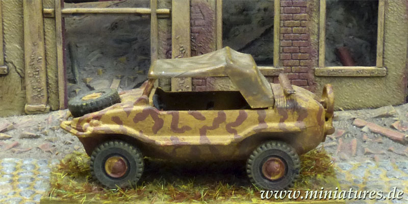 Kfz. 1/20 (l.schwf.Pkw), VW K2s Typ 166 Schwimmwagen, 1:87 ROCO 236.