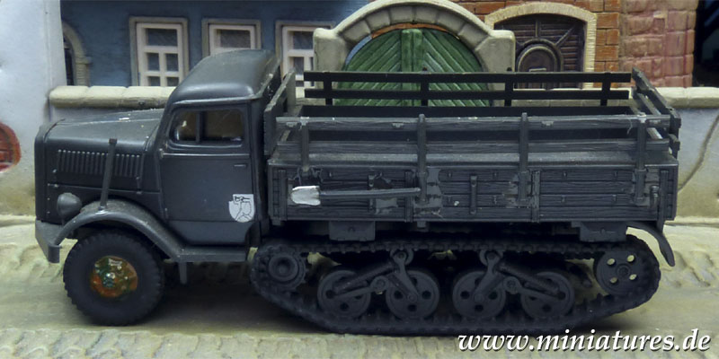 Gleisketten-Lastkraftwagen 2 t, offen, Maultier, 1:87 H0 ROCO 670.