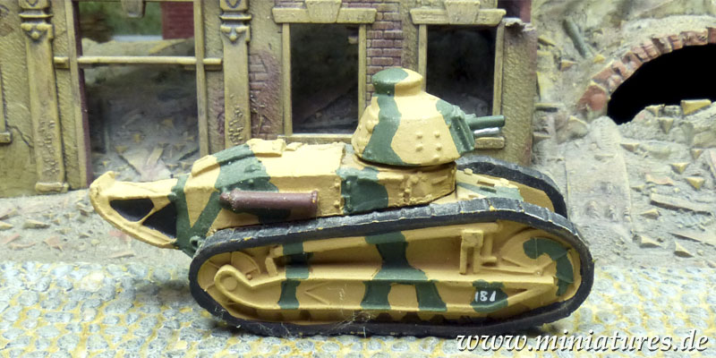 Leichter Panzer Renault FT, 1:87 World Tanks Depot 48.