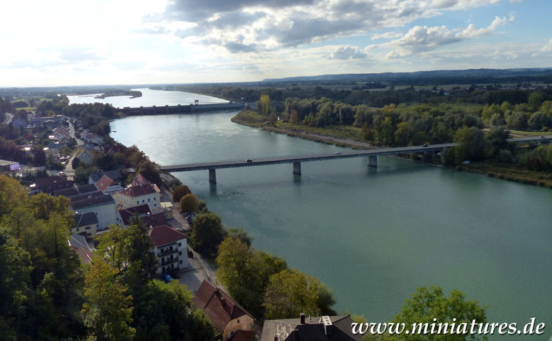 Innkilometer 34,5 bei Obernberg.