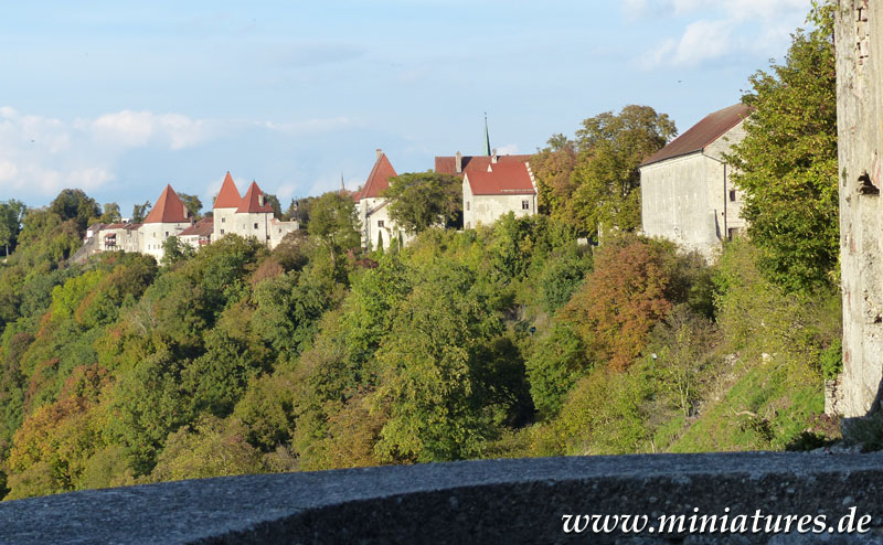 Die Burg zu Burghausen, längste Burganlage der Welt.
