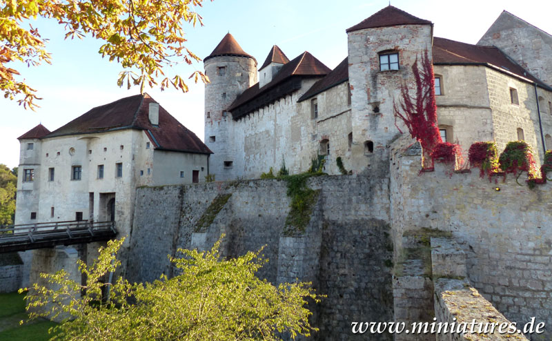 Die Hauptburg der Burg zu Burghausen.