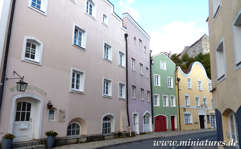 Die Mautnerstraße in Burghausen.