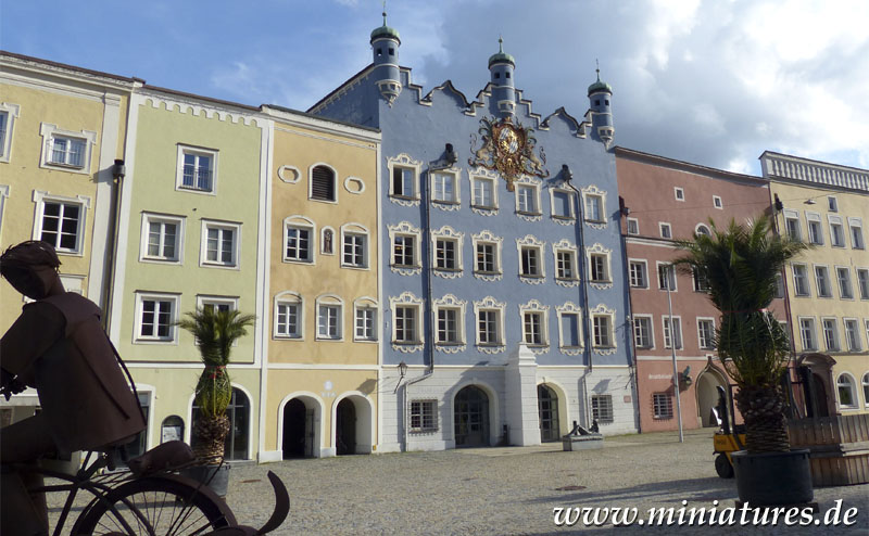 Der Stadtsaal am Stadtplatz in Burghausen.