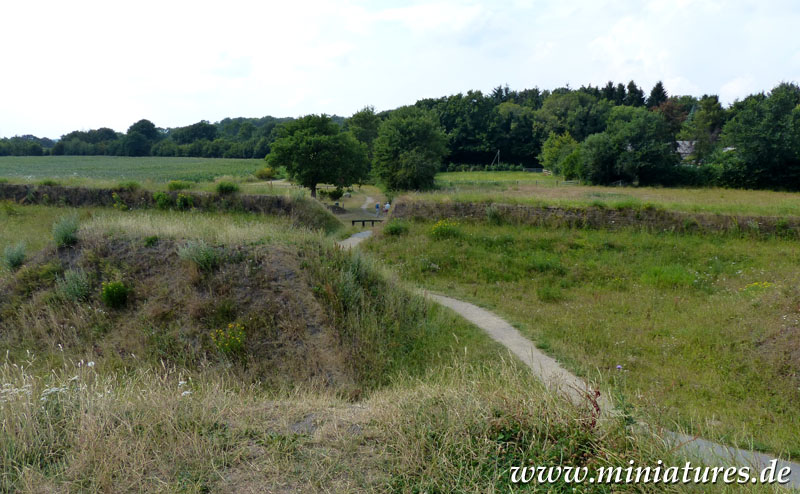 Danewerk: Brustwehr.