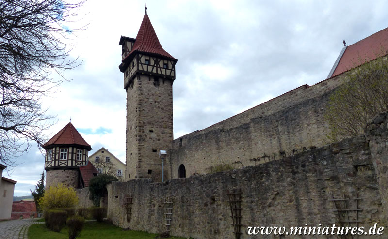 Die Kirchenburg zu Ostheim vor der Rhön.