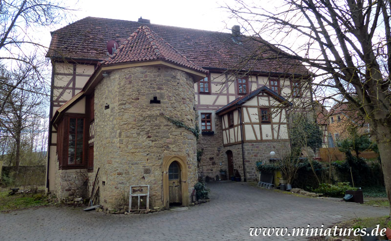 Öptisches Schloss in Ostheim vor der Rhön.