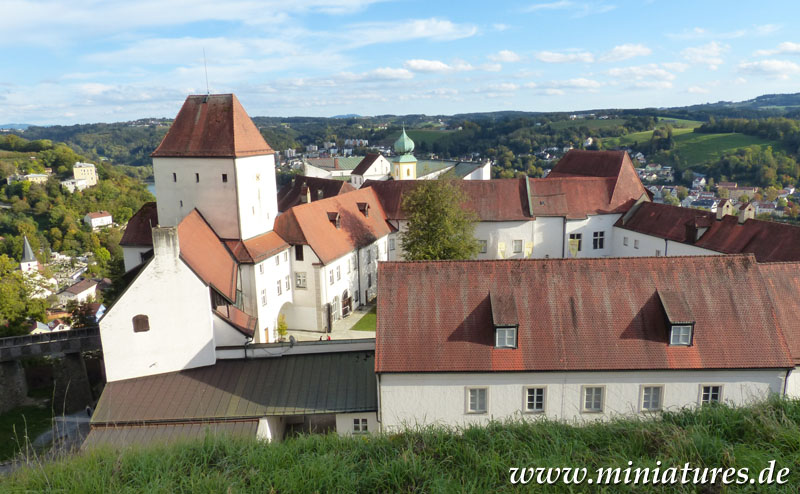 Die Veste Oberhaus über Passau.