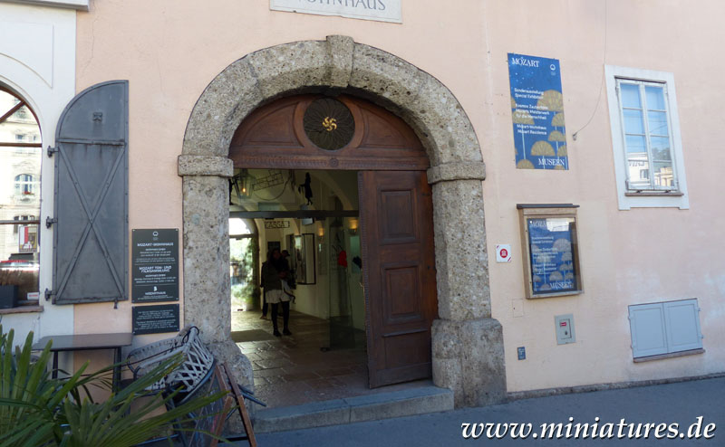 Mozarts Wohnhaus in Salzburg.