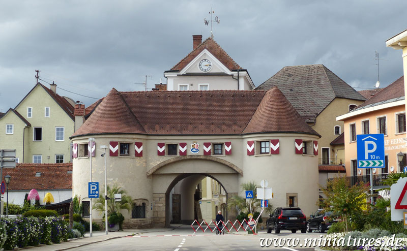 Linzer Tor in Schärding, Feldseite.