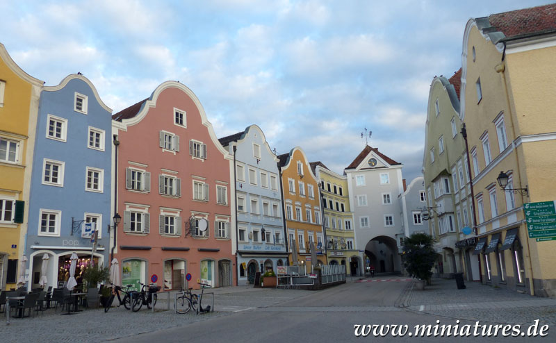 Silberzeile und Linzer Tor in Schärding.