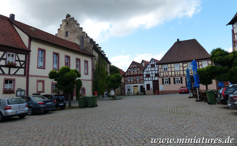 Marktplatz in Seßlach.