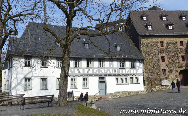 Lottehaus und ehemalige Zehntscheune am Deutschordenshof in Wetzlar.