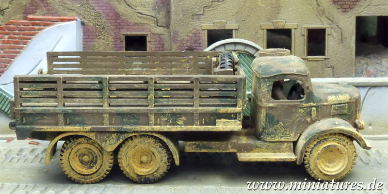Pritsche eines Lkw 6 t Austin K6, 1:76 Airfix 03304.