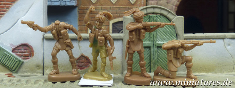 Indische Infanterie des Zweiten Weltkrieges, 1:72 Figuren Atlantic 4056.