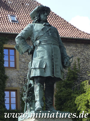 Standbild des Großen Kurfürsten von Fritz Schaper (1841–1919) auf der Sparrenburg in Bielefeld.