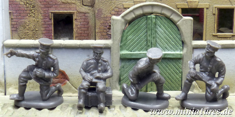 Russische Geschützbedienung, 1. Weltkrieg, 1:72 HäT Industrie 8257.