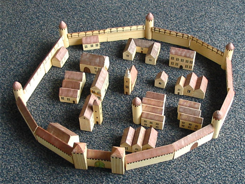 Die romantische Stadt – ein Lern-Spiel-Baukasten für kleine und große Baumeister.