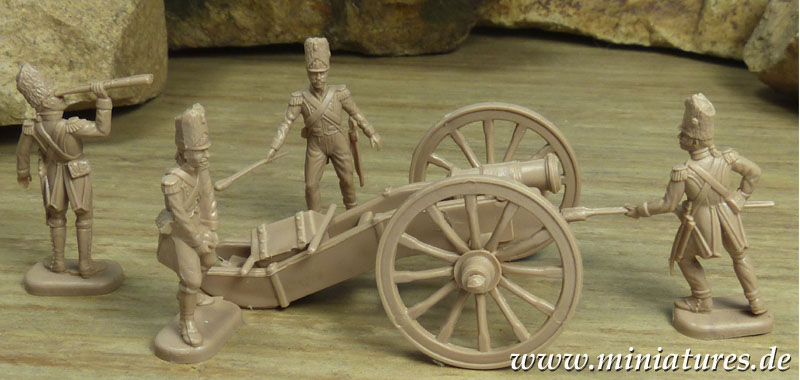 Französische 6-Zoll-Haubitze System Gribeauval, 1:72 ESCI P-234.